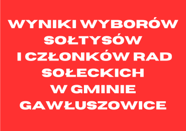 Nowymi Sołtysami na 5-letnią kadencję zostali...