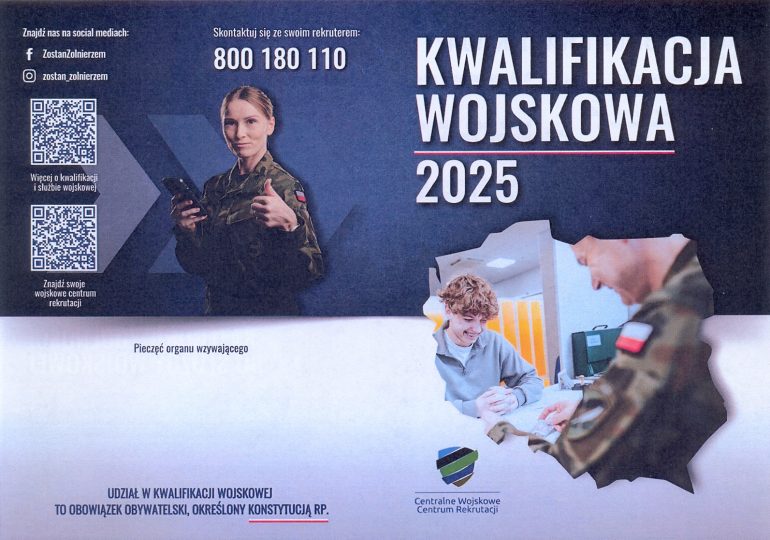 KWALIFIKACJA WOJSKOWA 2025