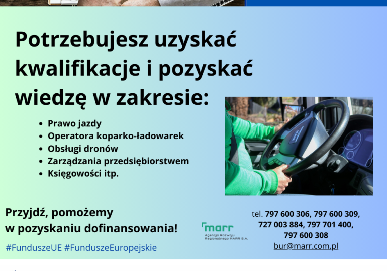 🎯 Dofinansowanie na szkolenia dla firm! 📅 Nabór rusza 26 maja 2025 r.