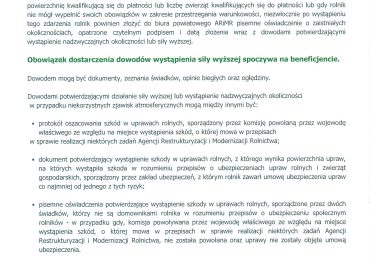 📣 UWAGA ROLNICY!  🌪️ ZNISZCZENIA UPRAW I LASÓW PO NAWAŁNICACH