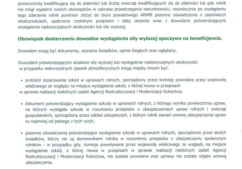 📣 UWAGA ROLNICY!  🌪️ ZNISZCZENIA UPRAW I LASÓW PO NAWAŁNICACH