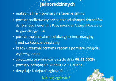 🌡️ Bezpłatne pomiary termowizyjne budynków w Gminie Gawłuszowice! 🏠