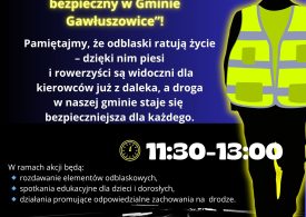 II edycja akcji „Zabłyśnij – bądź bezpieczny w Gminie Gawłuszowice”!