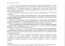 Ogłoszenie Inspekcji Weterynaryjnej