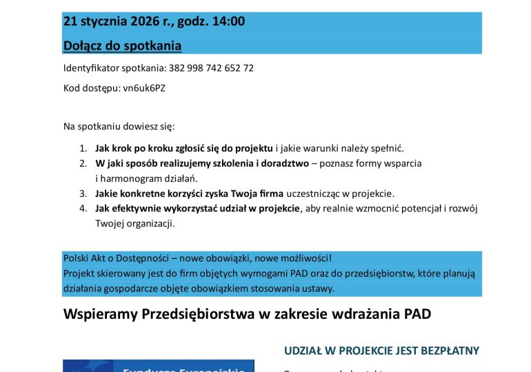 Dyrektywa EAA -szkolenia i doradztwo dla przedsiębiorstw